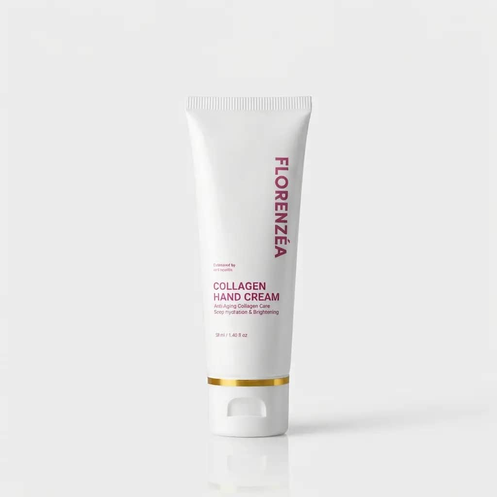 Soin Mains Anti-Âge Premium au Collagène et Vitamine C & E – Douceur, Éclat & Protection