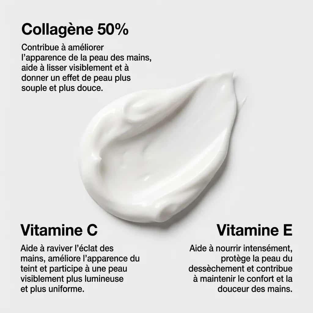 Soin Mains Anti-Âge Premium au Collagène et Vitamine C & E – Douceur, Éclat & Protection - Image 2